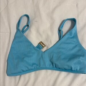 Hollister Blue Ribbed Bra